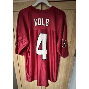 Reebok Arizona Cardinals #4 Kolb Men's Size XL Jersey- Red *tiny flaw*
